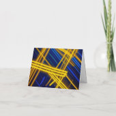 Chaotic Glowing Cyberpunk Magenta Tech Digital Bedankkaart (Achterkant)