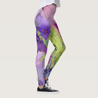 "Chaotic Harmony" hedendaagse Abstracte kunst Leggings