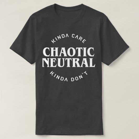 Chaotic Neutral T-shirt (Design voorkant)