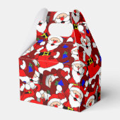 Chaotic Santa Carry Sack Collage Pattern Bedankdoosjes (Achterkant)