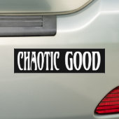 "Chaotisch Goed" Bumpersticker (Op auto)