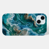 chaotisch marmer Case-Mate iPhone case (Achterkant (horizontaal))