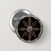 chaotisch wiel ronde button 5,7 cm (Voorkant /achterkant)