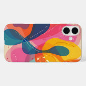 chaotische constructie Case-Mate iPhone case (Achterkant (horizontaal))