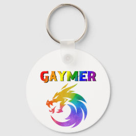 Chaotische Gay D20 – LGBTQ+ Pride DND Sleutelhanger
