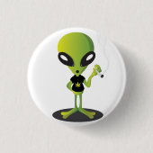 Chapa alíen ronde button 3,2 cm (Voorkant)