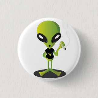 Chapa alíen ronde button 3,2 cm