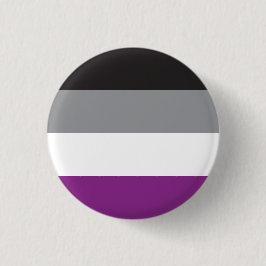 Chapa Bandera Asexual - Love is Love Ronde Button 3,2 Cm