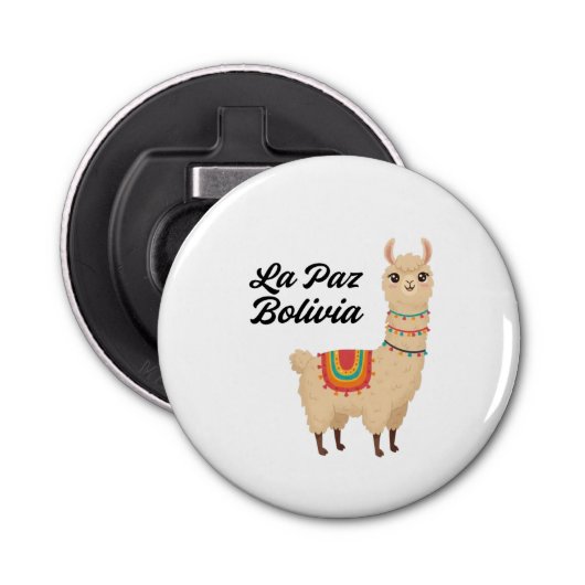 Chapa deBolivia Button Flesopener (Voorkant)