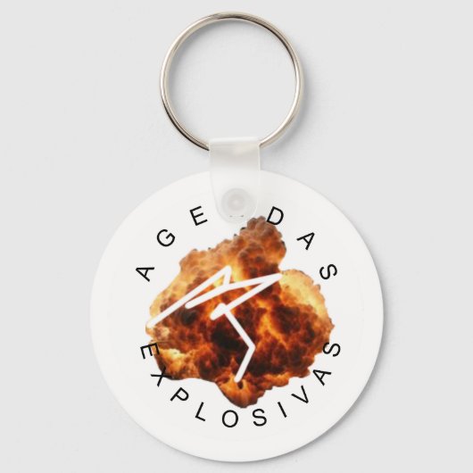 Chapa Iridiscente Explosiva Sleutelhanger (Voorkant)