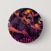 CHAPA REDONDA CALAVERA RONDE BUTTON 5,7 CM (Voorkant)