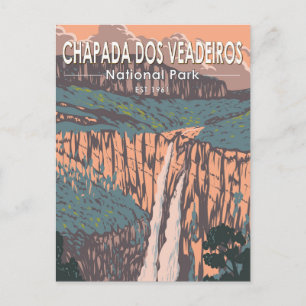 Chapada dos Veadeiros Nationaal Park Brazilië Reiz Briefkaart