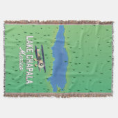Chapala meer Mexico Deken (Voorkant)