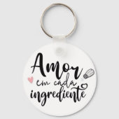 Chapas con texto  sleutelhanger (Voorkant)