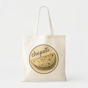Chapati Roti Indian Food Brood Bakkerij Tote Bag