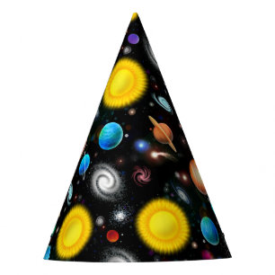 Chapeau coloré de partie de l'espace d'astronomie