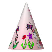 Chapeau d'anniversaire Fée blonde et Licorne (Gauche)