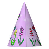 Chapeau d'anniversaire Fée Violette et Licorne (Dos)