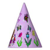 Chapeau d'anniversaire Fée Violette et Licorne (Droite)
