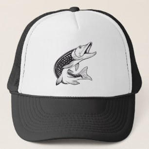 Chapeau de camion de brochet - Casquettes de pêche