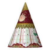 Chapeau de Carnaval de Cirque Rétro - Rose Gonflé (Gauche)