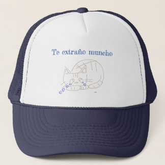 chapeau de casquette ou de camionneur pour chat dé