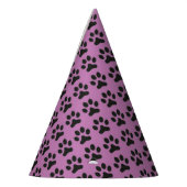 Chapeau de fête à empreinte de chat (Gauche)