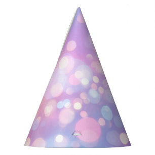 Chapeau de fête anniversaire aux lumières bokeh vi