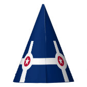 Chapeau de fête avec drapeau d'Indianapolis, India (Dos)