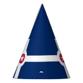 Chapeau de fête avec drapeau d'Indianapolis, India (Gauche)