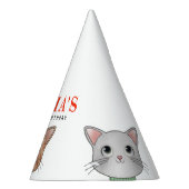 Chapeau de fête avec trois petits chats (Droite)