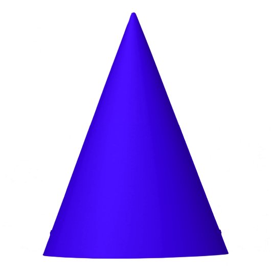 Chapeau de fête bleu indigo (Devant)