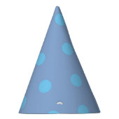 Chapeau de fête bleu sur bleu Pervenche (Droite)