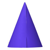 Chapeau de fête bleu violacé (Dos)