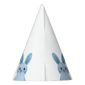 Chapeau de fête d'anniversaire avec de petits lapi (Dos)