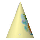 Chapeau de fête d'anniversaire d'ananas heureux (Gauche)