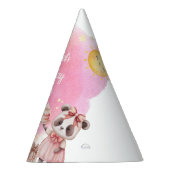 Chapeau de fête d'anniversaire d'animal pastel (Droite)