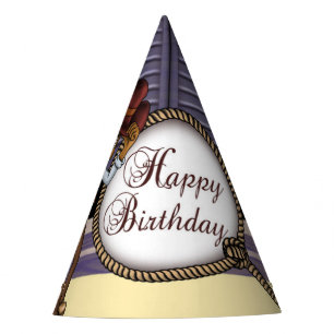 Chapeau de fête d'anniversaire de cowboy