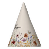 Chapeau de fête d'anniversaire floral (Droite)