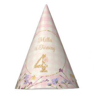 Chapeau de fête d'anniversaire personnalisé Lapin 