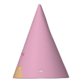Chapeau de fête d'anniversaire rose chat mignon (Droite)