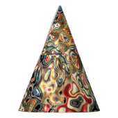 Chapeau de fête d'art abstrait (Gauche)