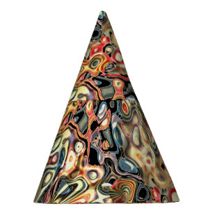 Chapeau de fête d'art abstrait