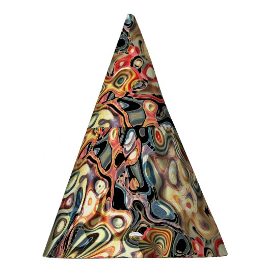Chapeau de fête d'art abstrait (Droite)