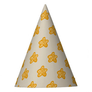 Chapeau de fête de princesse fille crème florale d