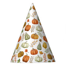Chapeau de fête d'Halloween avec citrouilles - Bla