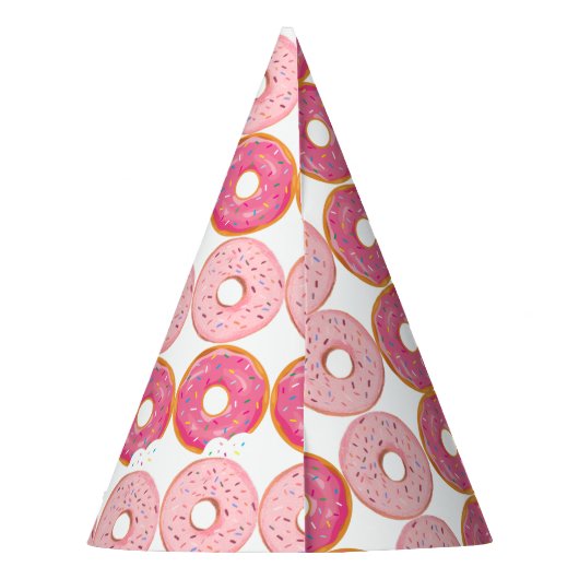 Chapeau de fête Donuts Rose (Dos)