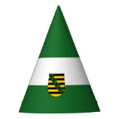 Chapeau de fête du drapeau de Saxe (Devant)