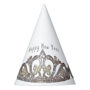 Chapeau de fête du Nouvel An à impression de Tiare