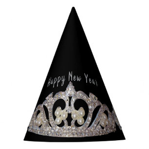 Chapeau de fête du Nouvel An à impression de Tiare